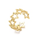 ANELLO Nadia Stelline con Bordino Puntinato in acciaio 