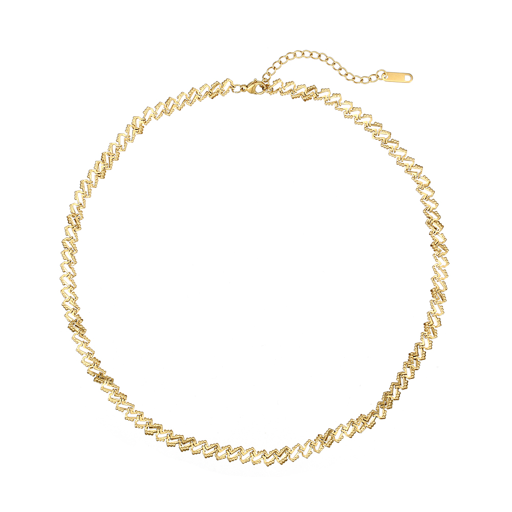 COLLANA MATTEO ACCIAIO ORO VINTAGE