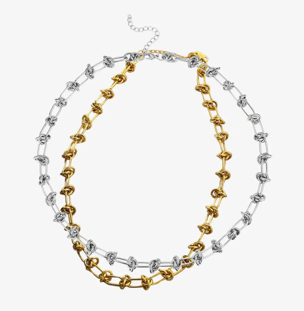 COLLANA  NODI ARGENTO O ORO