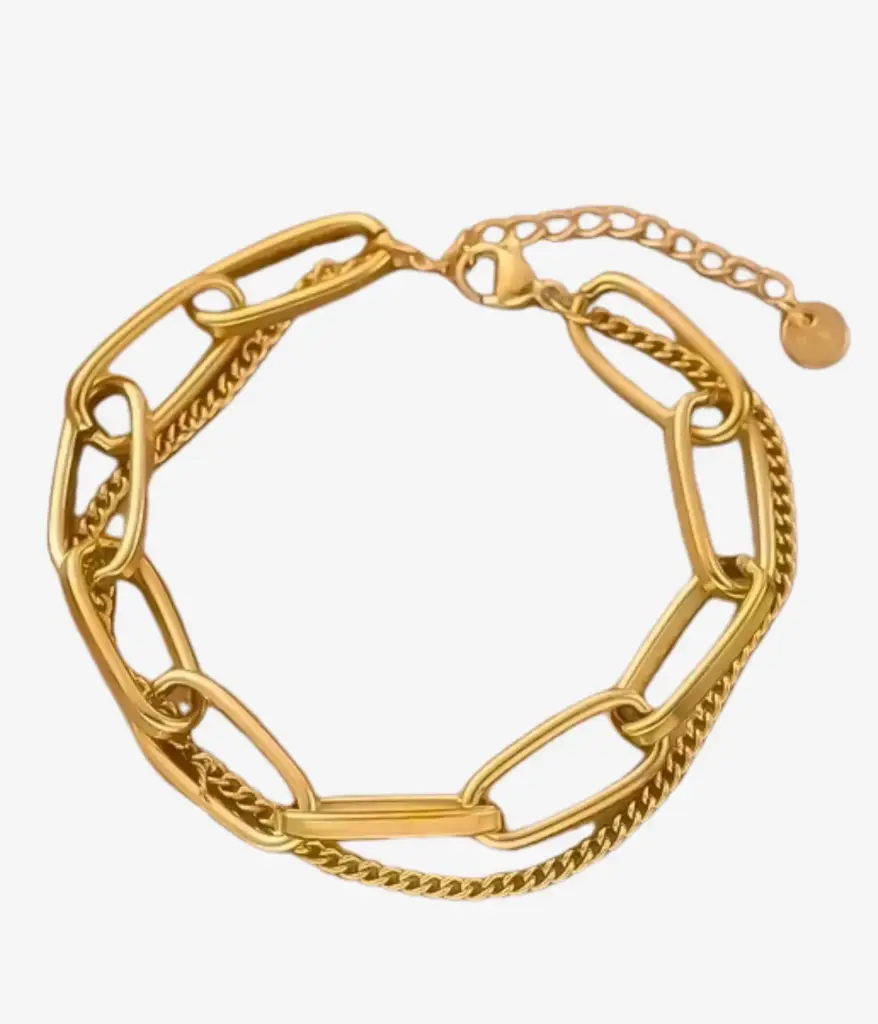 BRACCIALE DOPPIA CATENA MARCO