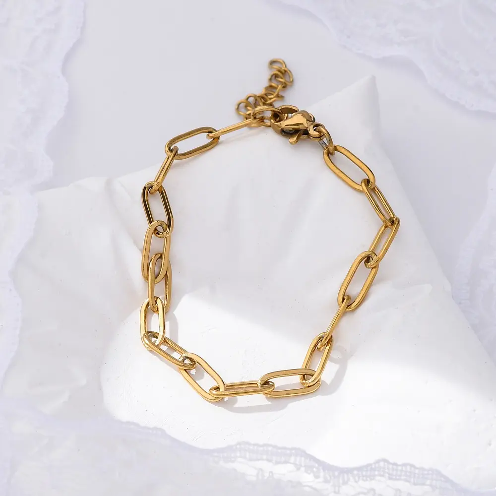 BRACCIALE FABIO ACCIAIO ORO