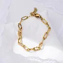 BRACCIALE FABIO ACCIAIO ORO