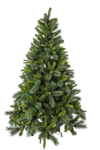 [N29055] ALBERO DI NATALE VERDE SEMPLICE 2,10M