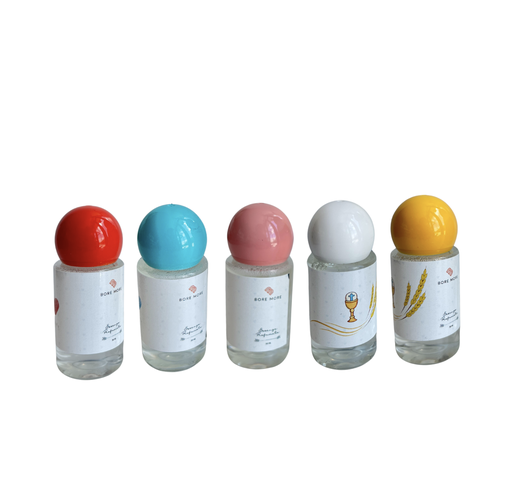 BOTTIGLIETTA DI PROFUMO 20ML  TAPPO TONDO COLORATO O NATURALE