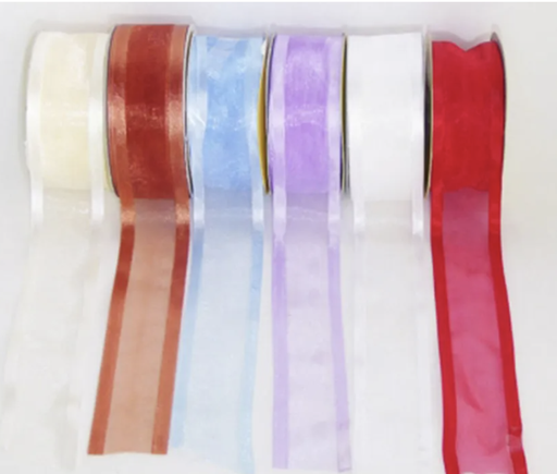 NASTRO ORGANZA - 10 MM X 50 MT 