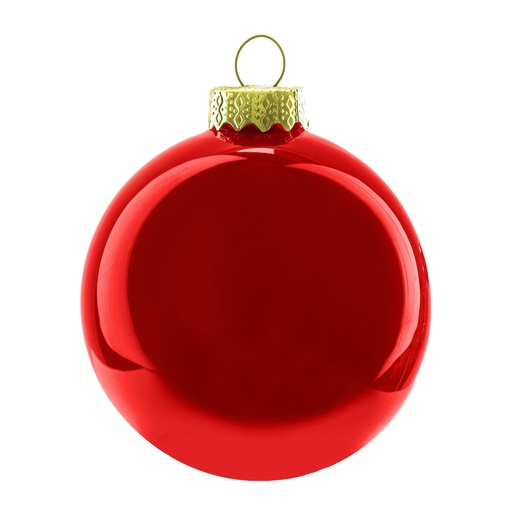 Pallina di Natale 4 colori in Vetro Misura Grande | CM 10