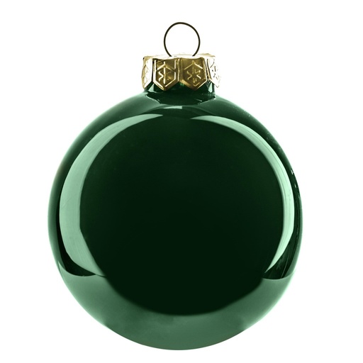 Pallina di Natale 4 colori in Vetro di Vari Colori Misura Piccola | CM 6