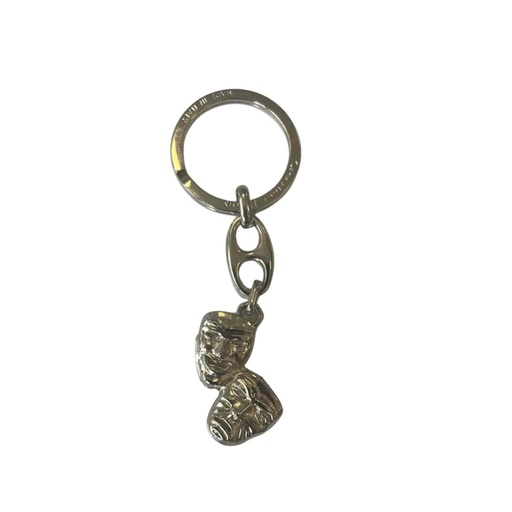 [D23021] [D23021] Portachiavi Maschere in Metallo colore Argento