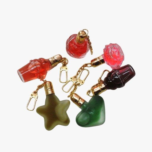 [D23003] [D23003] Portachiavi con Profumo 6 assortiti profumini misti