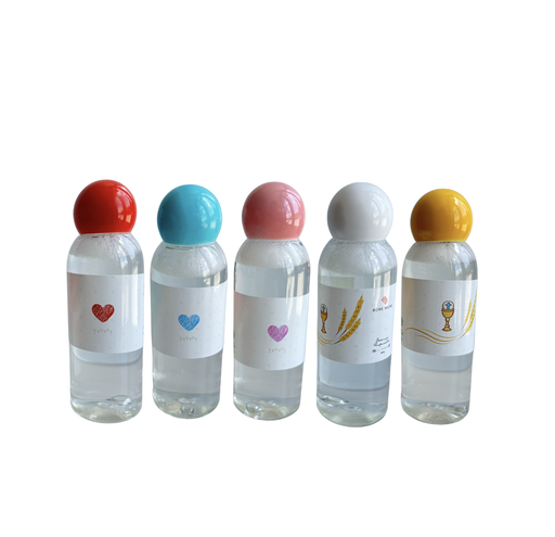 BOTTIGLIETTA DI PROFUMO 50ML TAPPO TONDO COLORATO O NATURALE