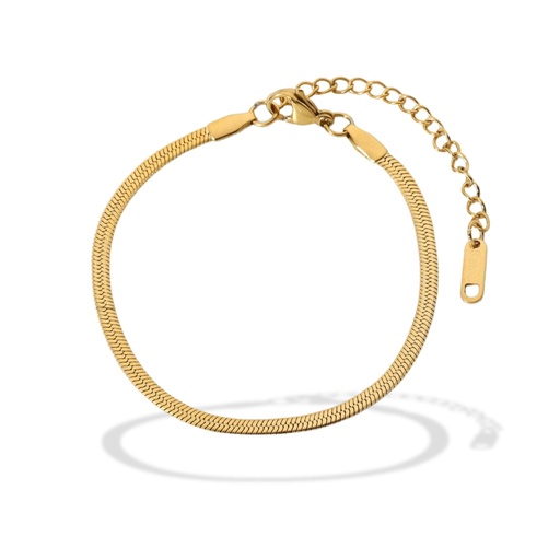 [1440-09] BRACCIALE FRANCIS ACCIAIO ORO VINTAGE