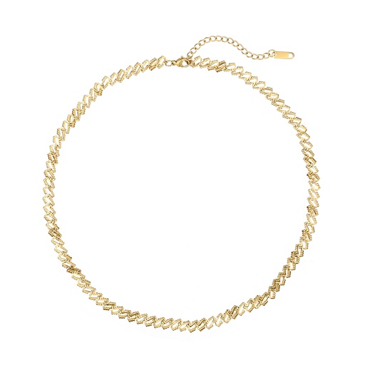 COLLANA MATTEO ACCIAIO ORO VINTAGE