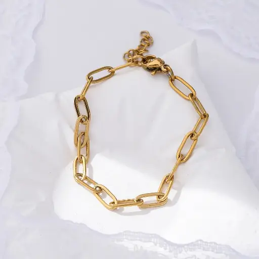 BRACCIALE FABIO ACCIAIO ORO