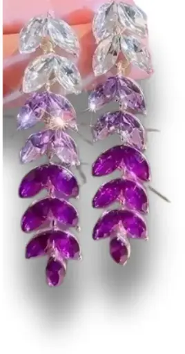 ORECCHINI BRUNELLA PENDENTI FUCSIA